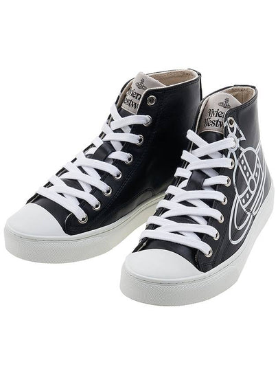 Women's Plimsoll High Top Sneakers Black - VIVIENNE WESTWOOD - BALAAN 2