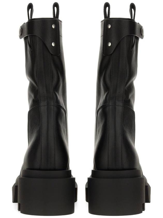 Rick Owens Leather Boot - RICK OWENS - BALAAN 3