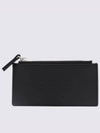 Embossed Logo Card Wallet Black - MAISON MARGIELA - BALAAN 2