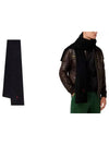 Pony Cable Knit Scarf Black - POLO RALPH LAUREN - BALAAN 7