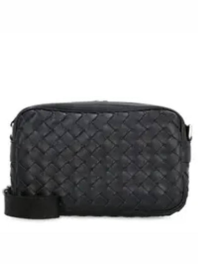 Classic Intrecciato Small Camera Cross Bag Black - BOTTEGA VENETA - BALAAN 2