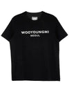 Front Seoul Logo Short Sleeve T-Shirt Black - WOOYOUNGMI - BALAAN 2