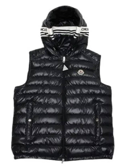 Klai logo patch down vest black - MONCLER - BALAAN 2