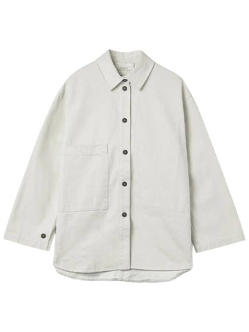 Soft Wash Over Long Sleeve Shirt Ice Gray - STUDIO NICHOLSON - BALAAN 1