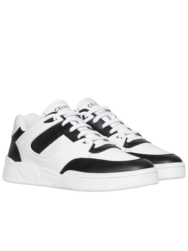 CT 07 Calfskin Low Top Sneakers White - CELINE - BALAAN 3