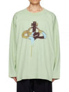 Spray ORB Fresh Long Sleeve T-Shirt Green - VIVIENNE WESTWOOD - BALAAN 2