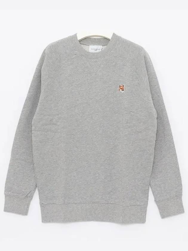 Fox Head Patch Classic Sweatshirt Grey Melange - MAISON KITSUNE - BALAAN 3