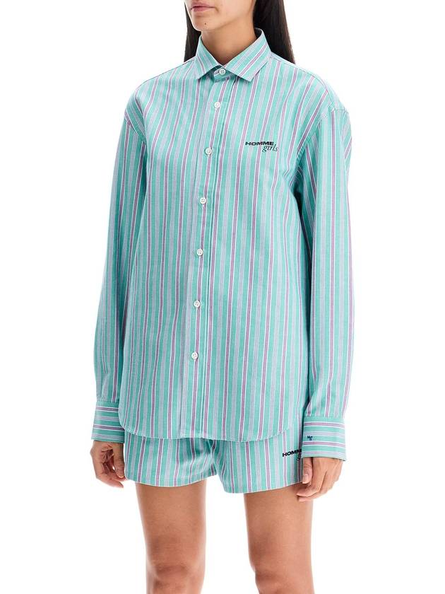 striped oxford shirt for men - HOMMEGIRLS - BALAAN 4