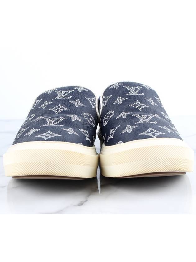 Monogram slip on navy 6 5 size 255 - LOUIS VUITTON - BALAAN 3