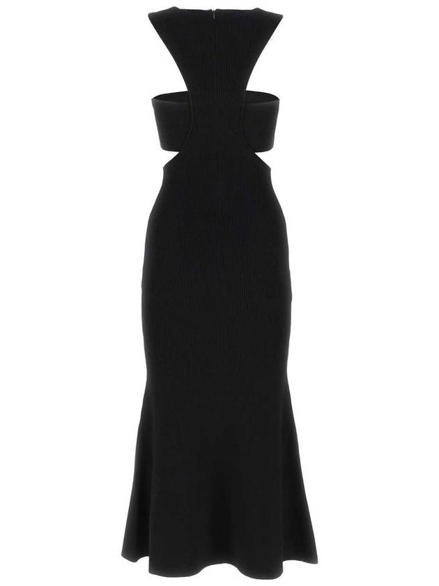 midi dress 734602 Q1A471000 BLACK - ALEXANDER MCQUEEN - BALAAN 3