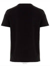 Embroidered Logo Short Sleeve T-Shirt Black - ALEXANDER MCQUEEN - BALAAN 3