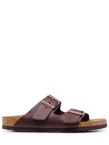 Arizona Oiled Leather Slipper Habana - BIRKENSTOCK - BALAAN 1