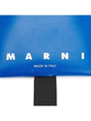 Logo Banded Coin Card Wallet Blue - MARNI - BALAAN 9