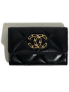 19 Gold Hardware Lambskin Flap Card Wallet Black - CHANEL - BALAAN 2