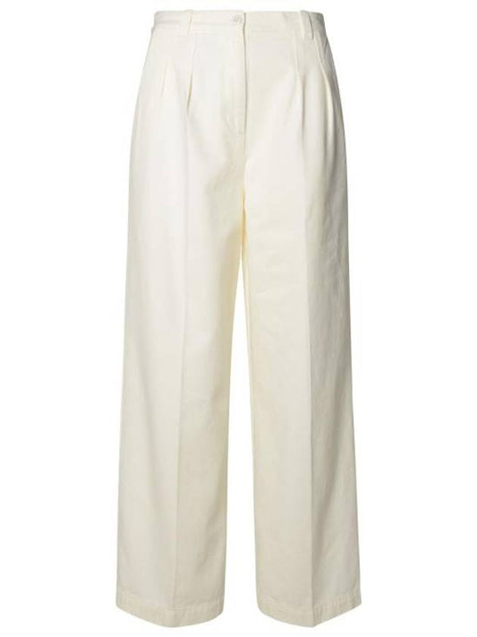Pantalon Tressie Straight Pants White - A.P.C. - BALAAN 1