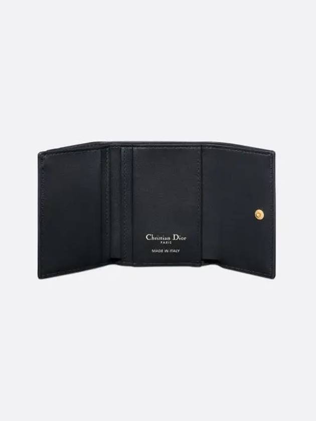 30 Montaine Tri-Fold Half Wallet Blue - DIOR - BALAAN 5