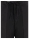 Signature Stitch Logo High Waist Wide Pants Black - MAISON MARGIELA - BALAAN 4