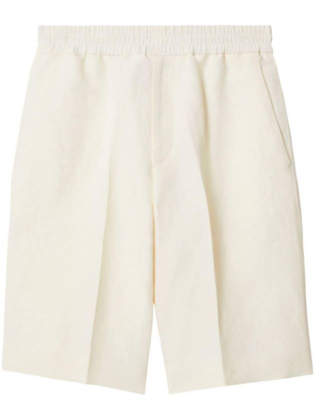 Tailored Canvas Shorts - BURBERRY - BALAAN 2