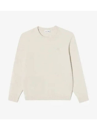 Men s Boucle Pullover Cream - LACOSTE - BALAAN 1