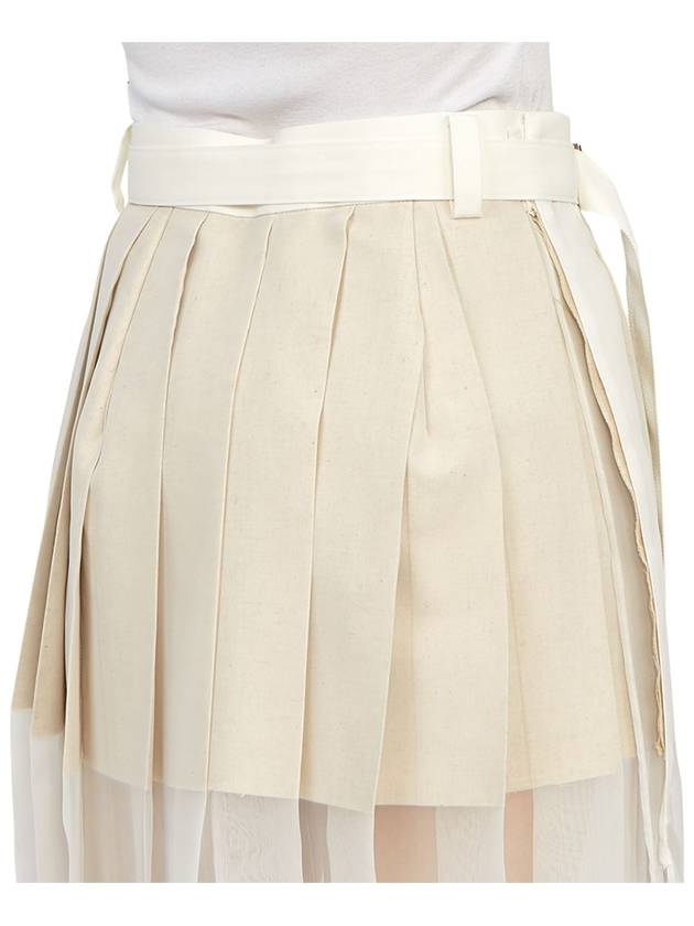 2407238 151 Women s Long Pleated Skirt - SACAI - BALAAN 10