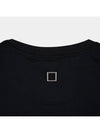 Men s String Short Sleeve T Shirt Black W241TS11708B - WOOYOUNGMI - BALAAN 4