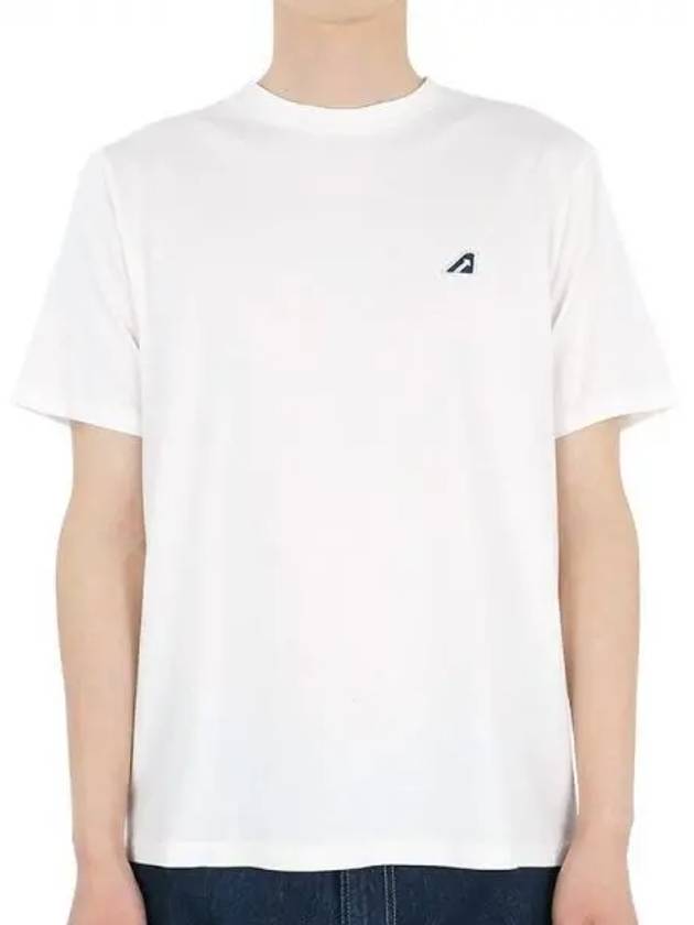 Iconic Logo Crew Neck Short Sleeve T-Shirt White - AUTRY - BALAAN 2