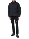 Garment Dyed Crinkle Reps Down Padding Black - STONE ISLAND - BALAAN 6