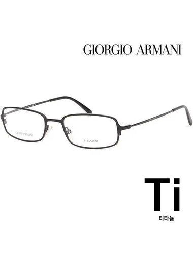 Titanium glasses frame GA826 003 square small - GIORGIO ARMANI - BALAAN 1