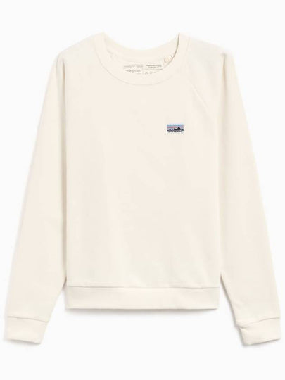 Regenerative Organic Cotton Sweatshirt Wool White - PATAGONIA - BALAAN 2