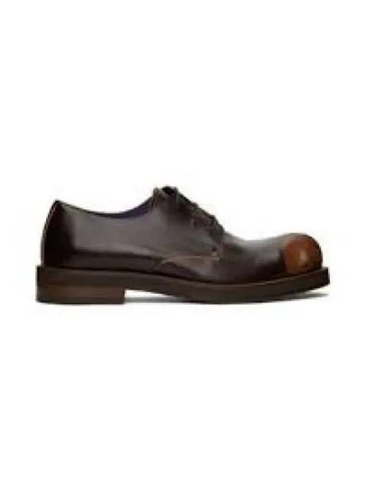 Patchwork Leather Derby Brown - ACNE STUDIOS - BALAAN 2