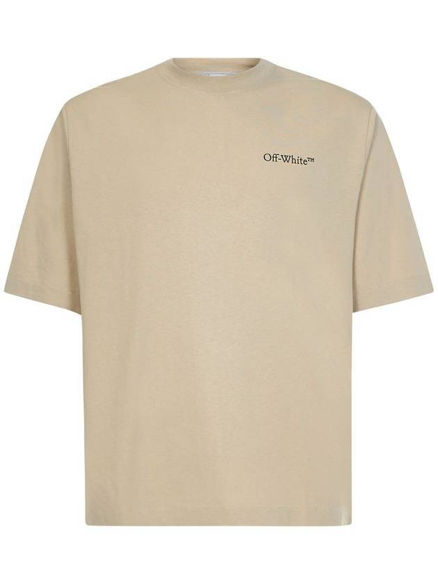 Caravaggio Printing Short Sleeve T-Shirt Beige - OFF WHITE - BALAAN 1