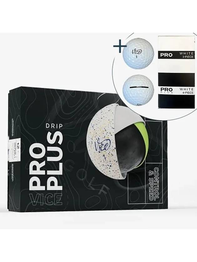 PRO PLUS DRIP ON 4 piece 12 ball golf 2 - VICE GOLF - BALAAN 1