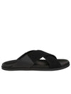 Cross Webbing Strap Sandals Black - GIVENCHY - BALAAN 2