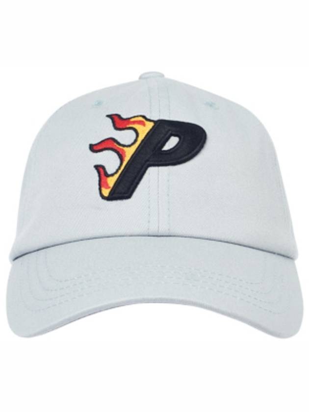 Flaming P 6 panel cap gray Flaming P 6 panel Cap - PALACE - BALAAN 3