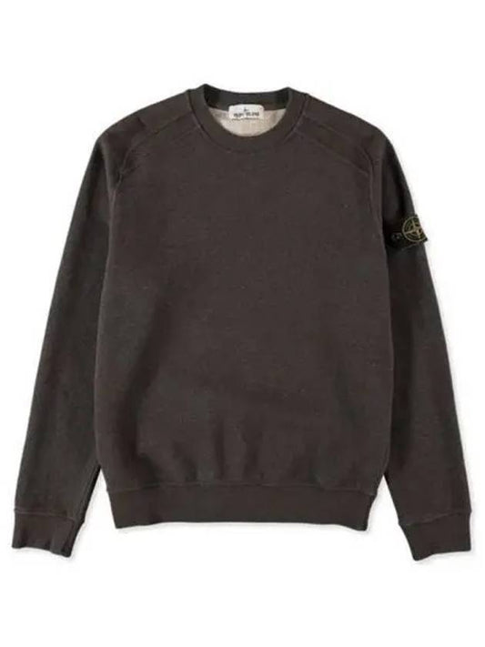 731562290 V2M71 Wappen Patch Sweater Sweatshirt Dark Khaki Men s TLS 270071 - STONE ISLAND - BALAAN 1