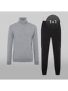 SET Men s Turtleneck Sweater Out Pocket Jogger Pants - PALMSPRINGS - BALAAN 2