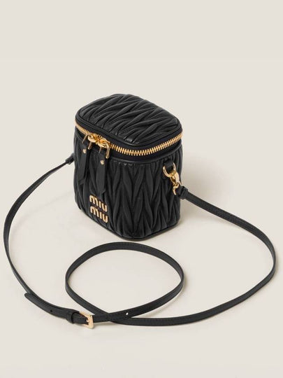 Materasse Nappa Leather Mini Bag Black - MIU MIU - BALAAN 2