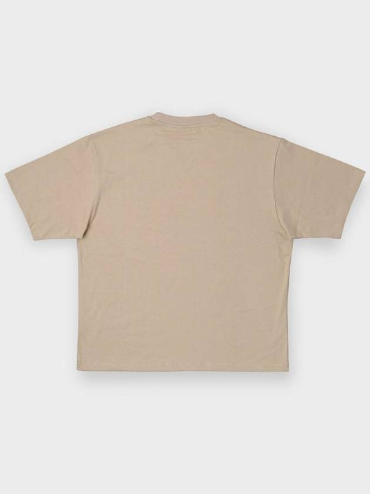 TRIANGEL RIB TEE BEIGE - STOCKHOLM SYNDROME - BALAAN 2