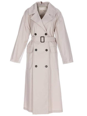 Women's Art Ranch A Trench Trench Coat Ecru - MAX MARA - BALAAN 1