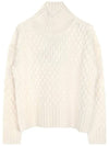 23FW Ivory Valdese Wool Cashmere Sweater VALDESE 003 - MAX MARA - BALAAN 1