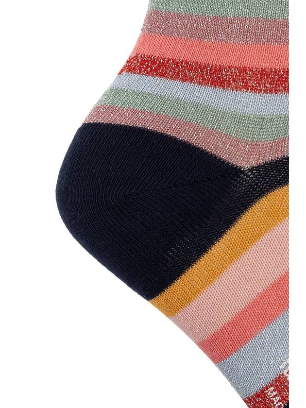 Paul Smith Three-pack Of Cotton Socks With Lurex Thread, Women's, Multicolour - PAUL SMITH - BALAAN 3