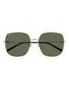 Eyewear Interlocking G Square Sunglasses Green - GUCCI - BALAAN.