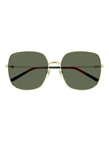 Eyewear Interlocking G Square Sunglasses Green - GUCCI - BALAAN.