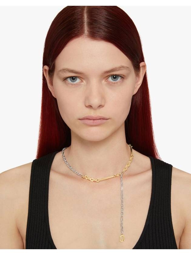 G Link Two Tone Necklace Gold - GIVENCHY - BALAAN 4