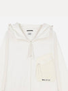 Men s Cotton Hooded Zip up White 12CMSS078A005086W - CP COMPANY - BALAAN 2