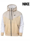 Men s Sportswear Hooded Windbreaker Beige - NIKE - BALAAN 2