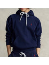 Women's Embroidered Logo Long Sleeve Hoodie Navy - POLO RALPH LAUREN - BALAAN 3