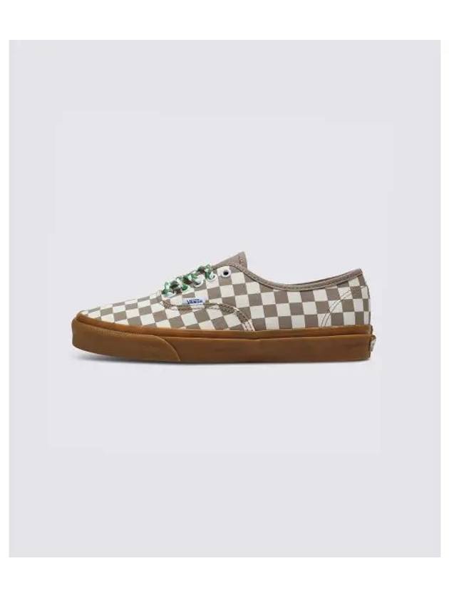 Authentic Checkerboard Moon Rock Low Top Sneakers Brown - VANS - BALAAN 2