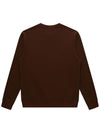 Men's Logo Graphic Sweatshirt Brown SW23PTS04BW - SOLEW - BALAAN 3