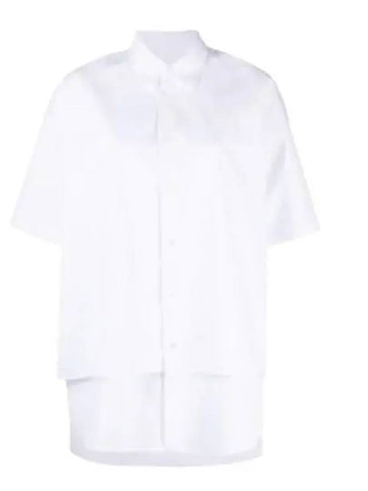 Layered Short Sleeve Shirt White - MAISON KITSUNE - BALAAN 2